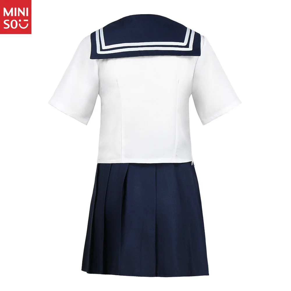تنورة موحدة JK على الطراز المدرسي الياباني من Miniso، مجموعة كلاسيكية للخريف والشتاء للنساء