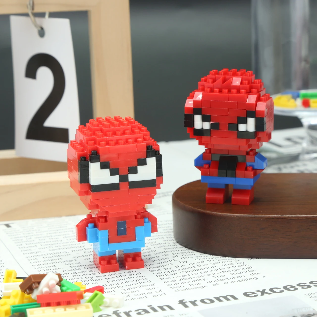 

Строительные блоки Диснея, детские мини-дедпула, модель персонажа из мультфильма, мини-маленькие частицы, игрушки «сделай сам», подарок для фигурки, детские игрушки