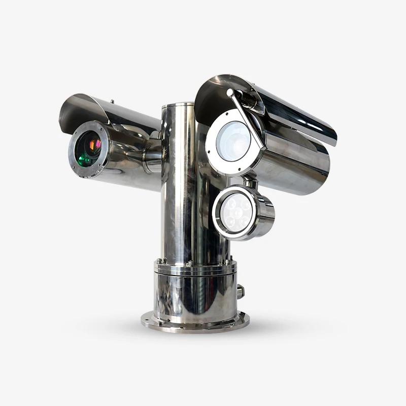 PTZ scanning methane telemetry system equipped with computer monitoring methane analyzer