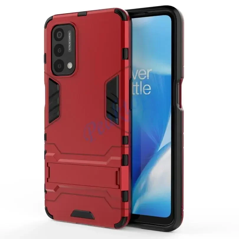 Hybrid Armor Case for OnePlus Nord N200  5G N10 N100 OnePlus 9R 9 Pro 8T 8 7T 7 Pro Case stand Protect Phone Cover