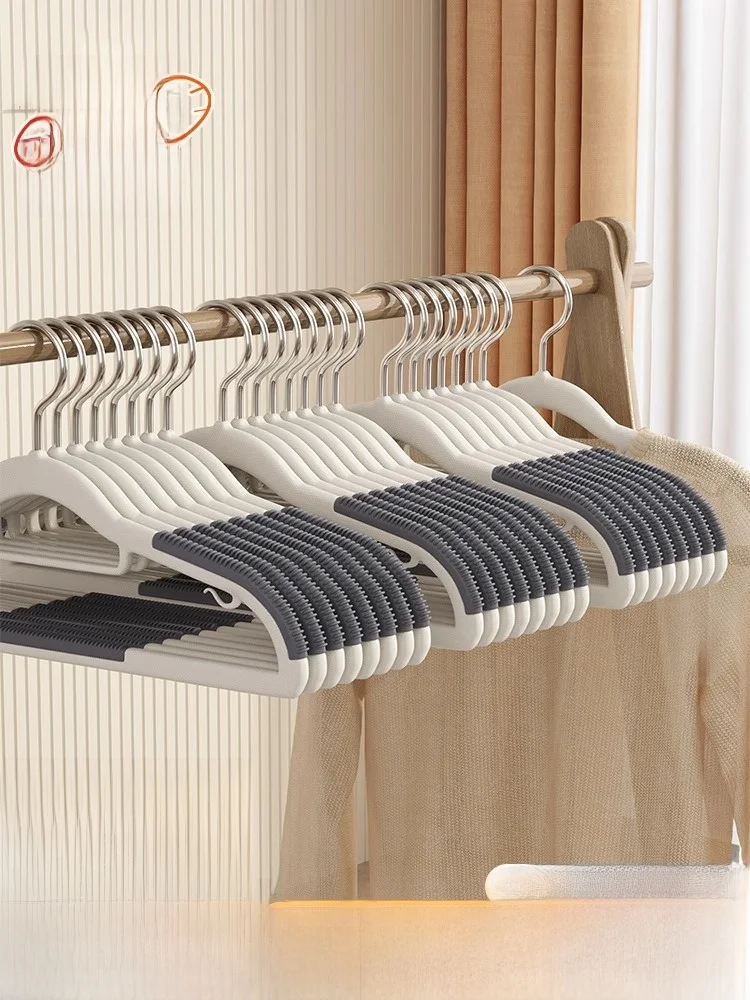 

No-Trace Anti-Slip Clothes Hanger for Home Use Nordic Sle Plastic Hanger for Drng And Hanging Clothes in Wardrobe