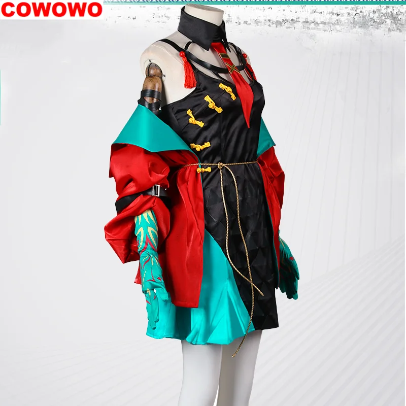 COWOWO Arknights Dusk Women Cosplay Costume Cos Game Anime Party Uniform Hallowen Play vestiti di ruolo abbigliamento nuovo Set completo