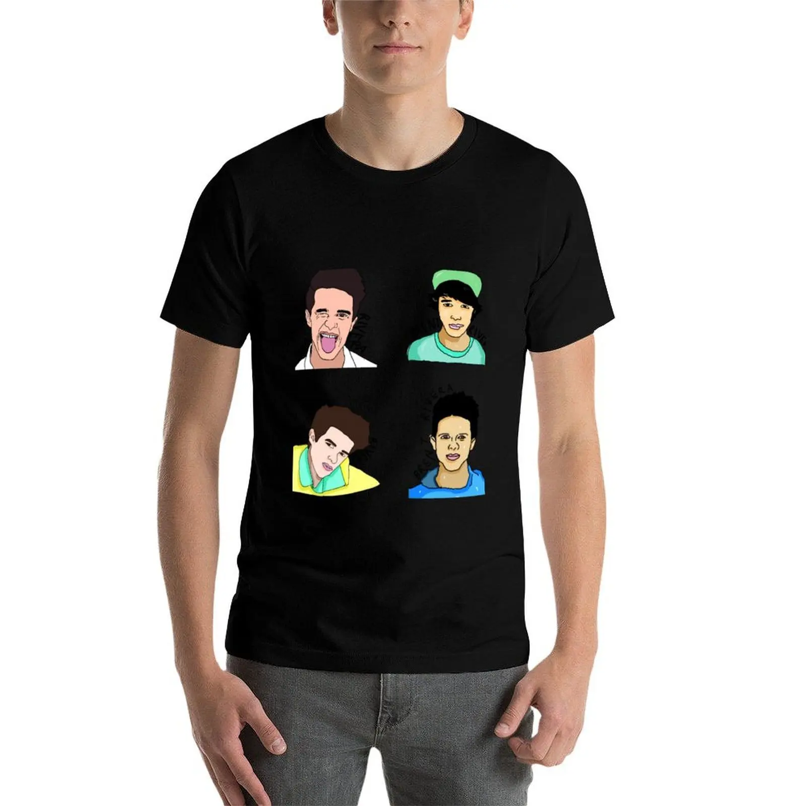 

brent rivera T-Shirt t shirt men 100% cotton luxury brand man t shirt graphic T-Shirt