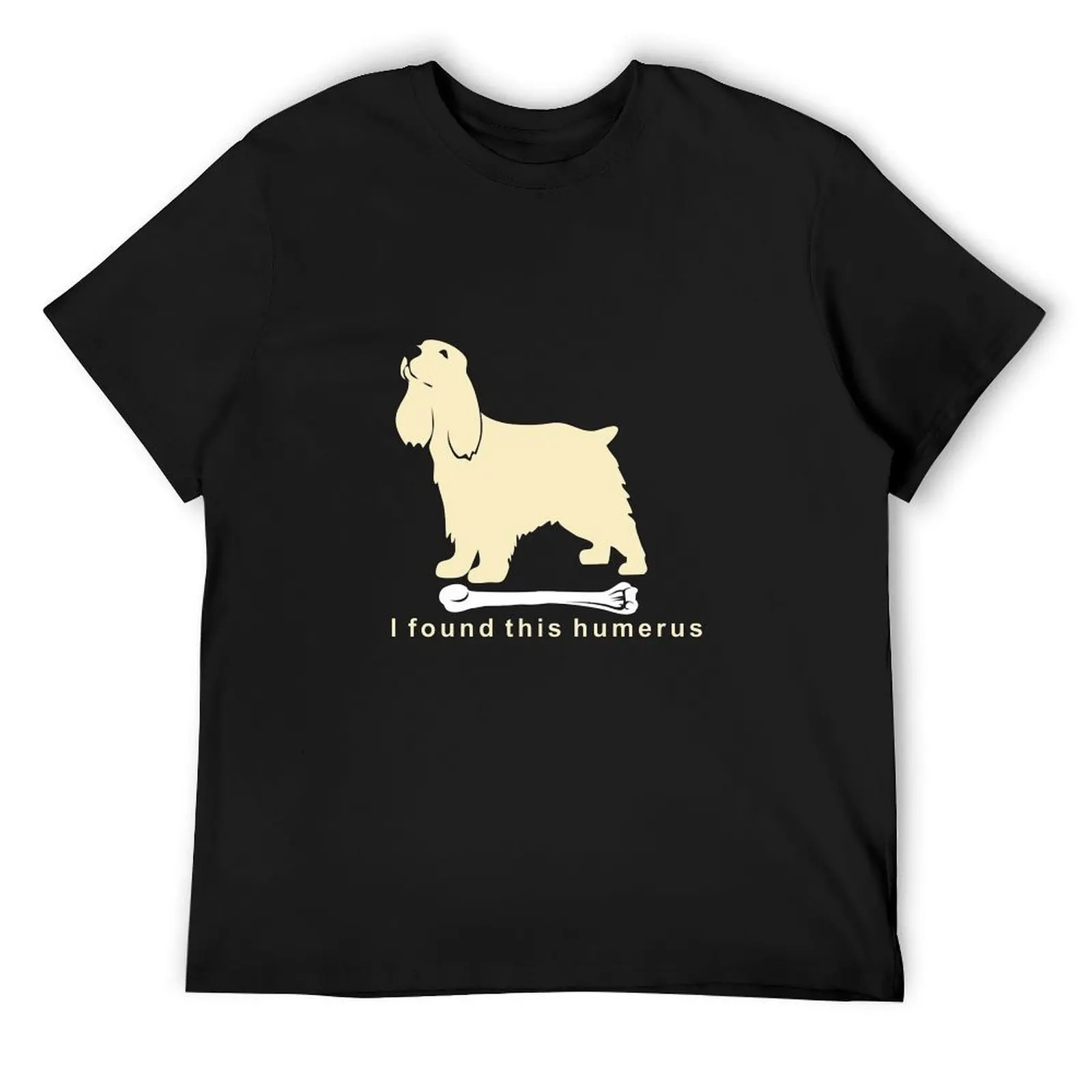 I found this humerus Cocker Spaniel NickerStickers? on Redbubble T-Shirt man t shirt sweat men clothings