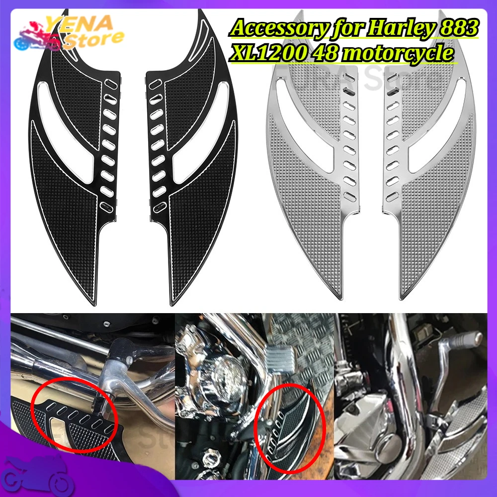 

Suitable for the foot pedal rear-mounted studs pedal accessory for Harley 883 XL1200 48 motorcycle