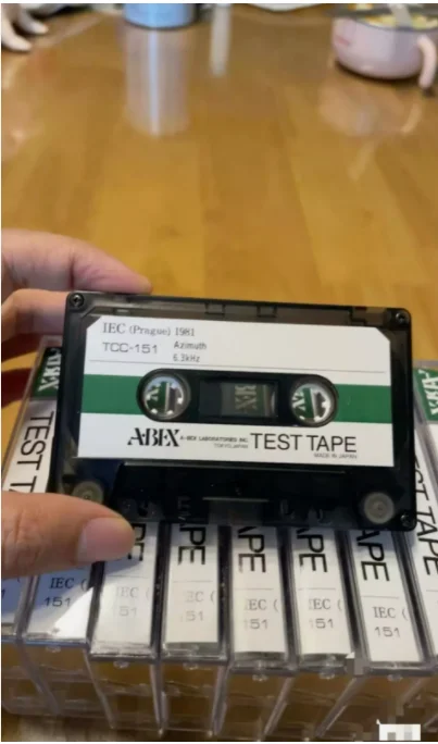 

1PCS ABEX Azimuth Test Tape TCC-151 6.3kHz