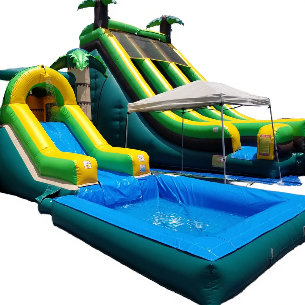 OEM ODM Inflatable Home Use Inflatable Water Slide Pool Cheap Drifting Gear for Lake Adventure