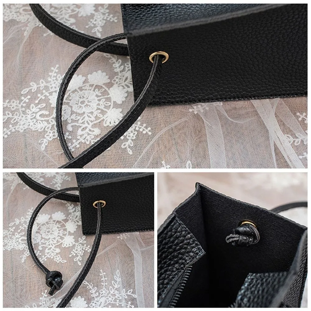 Vintage PU Leather Women Crossbody Bags 5 Colors Large Capacity Strap Armpit Bag Waterproof Travel Storage Handbags Women Girls