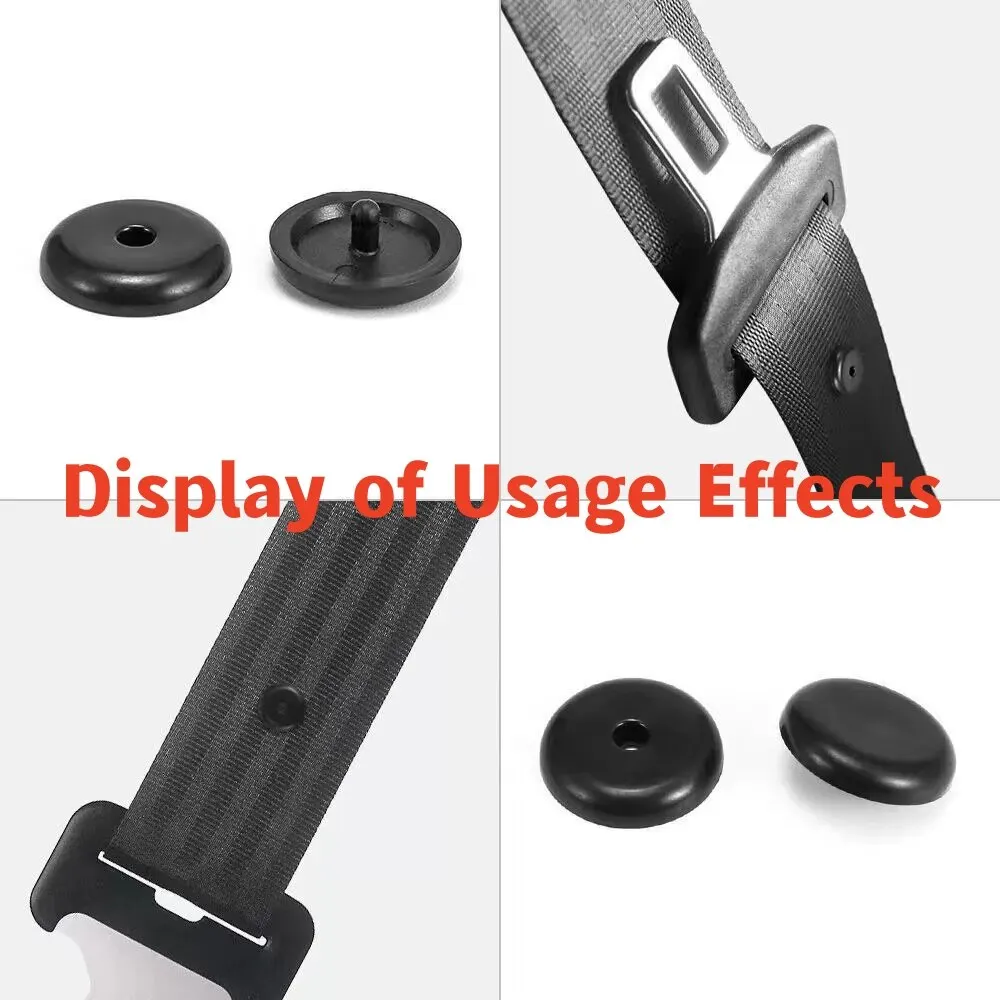 10 Pcs Car Seat Belt Clip Adjustable Nonslip Safety Buckle Uses for Seatbelt Length Control Secure Driving Reliable Accessory