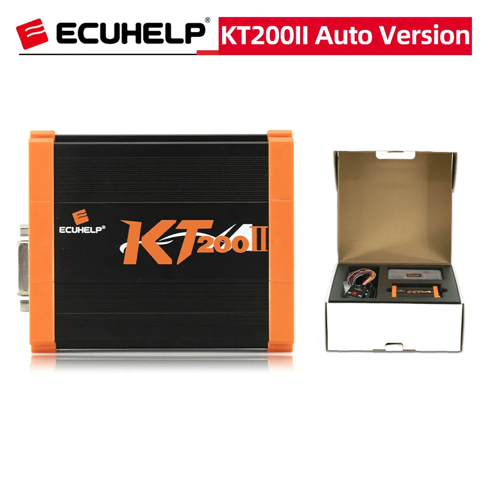

[Carton Box] ECUHELP KT200 II ECU Programmer Auto Version for Car Truck, R/W ECU Bench / OBD / BOOT / BDM / JTAG mode