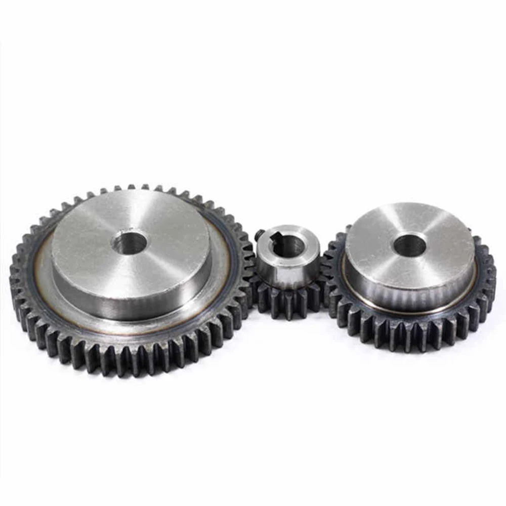 1Pcs 1.5 Die Spur Gear 10/12/14/16/18 Teeth Bore 6/8/10/12mm 1.5M 45# Steel Metal Motor Cam Gear Spur Gear