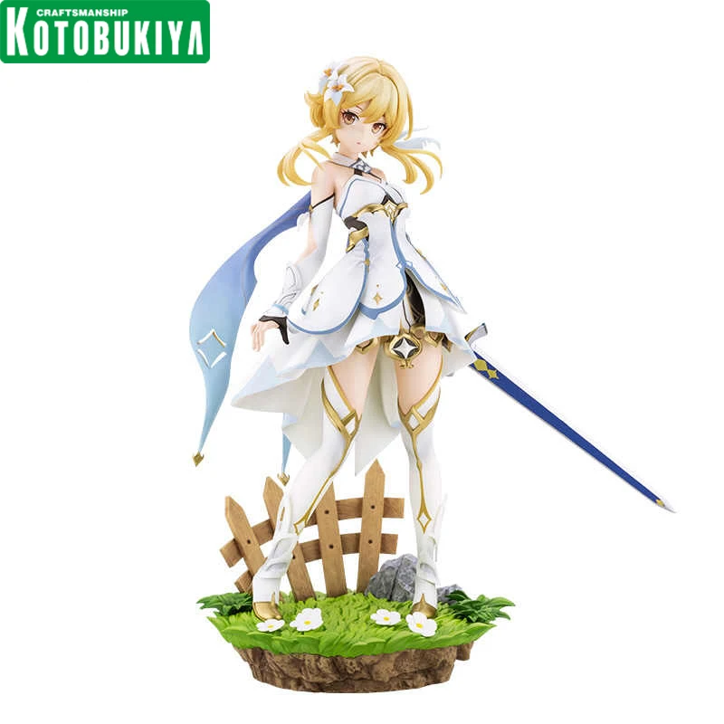 

In Stock Genuine Original KOTOBUKIYA Traveler·Lumine Genshin Impact Action Anime Figure Collectible Dolls Statuette Ornament Toy