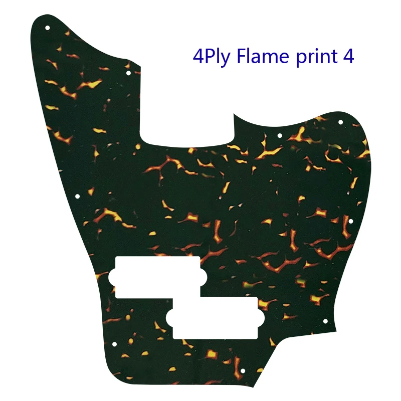 Pleroo Custom Guitar Parts - For US Fender Modern Player Jaguar Bass Guitar Pickguards Plate Multicolor Choice