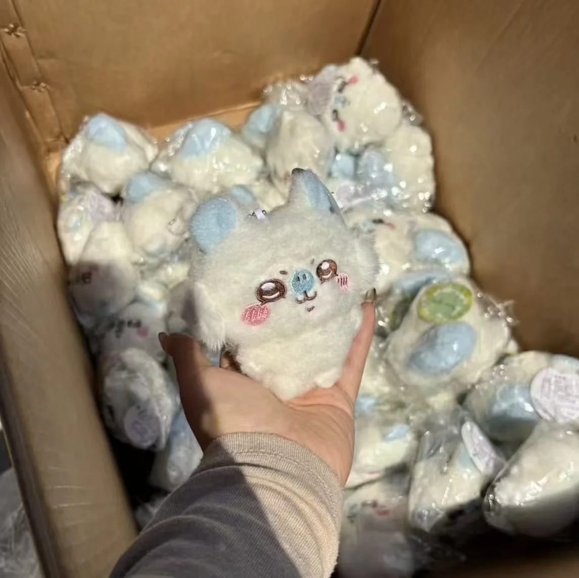 تشيكاوا مومونغا سلسلة أفخم المفاتيح لطيف Usagi Hachiware Momonga تحلق السنجاب لينة Kawaii دمية رقيق قلادة هدية #4