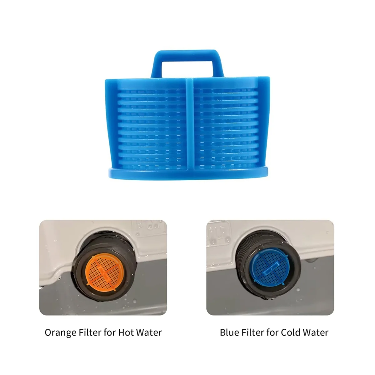 Washer Water Inlet Valve Filter Screen 8pcs AGM73269501 Washer Water Inlet Valve Filter Screen ReplacementWater Hose Inline Filt