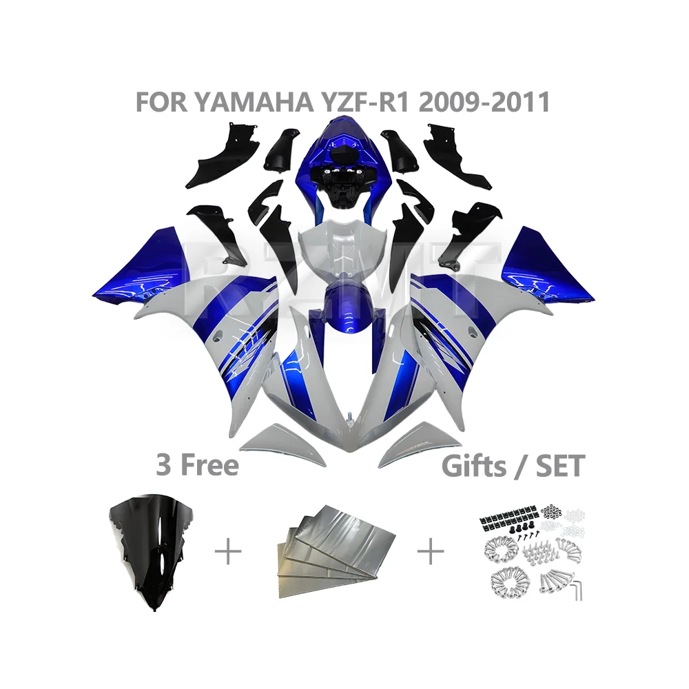 

Обтекатель для мотоцикла YAMAHA R1 YZF 2009-2011 YZF-R1, индивидуальный обтекатель, комплект деталей из АБС-пластика, аксессуары Y1009-102a