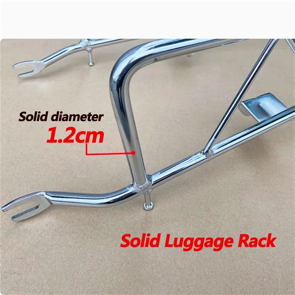 For Suzuki Crown GN250 GN125 Thick Rear Shelves HJ125-8 GN 250 Crown Thick Solid Rear Shelves Rear Box Shelves
