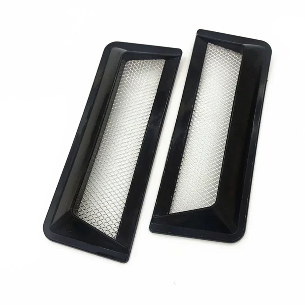 For Car Bonnet Vent Air Flow Intake Cover 2PCS Set With Scratch Resistant And Waterproof Plastic For Front Vehicle Area