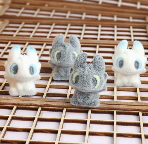 10pcs Cartoon Resin flocking Charm  Jewelry Accessories Enamel Necklace Earring Pendant Diy Making Alloy Metal Gold Plated