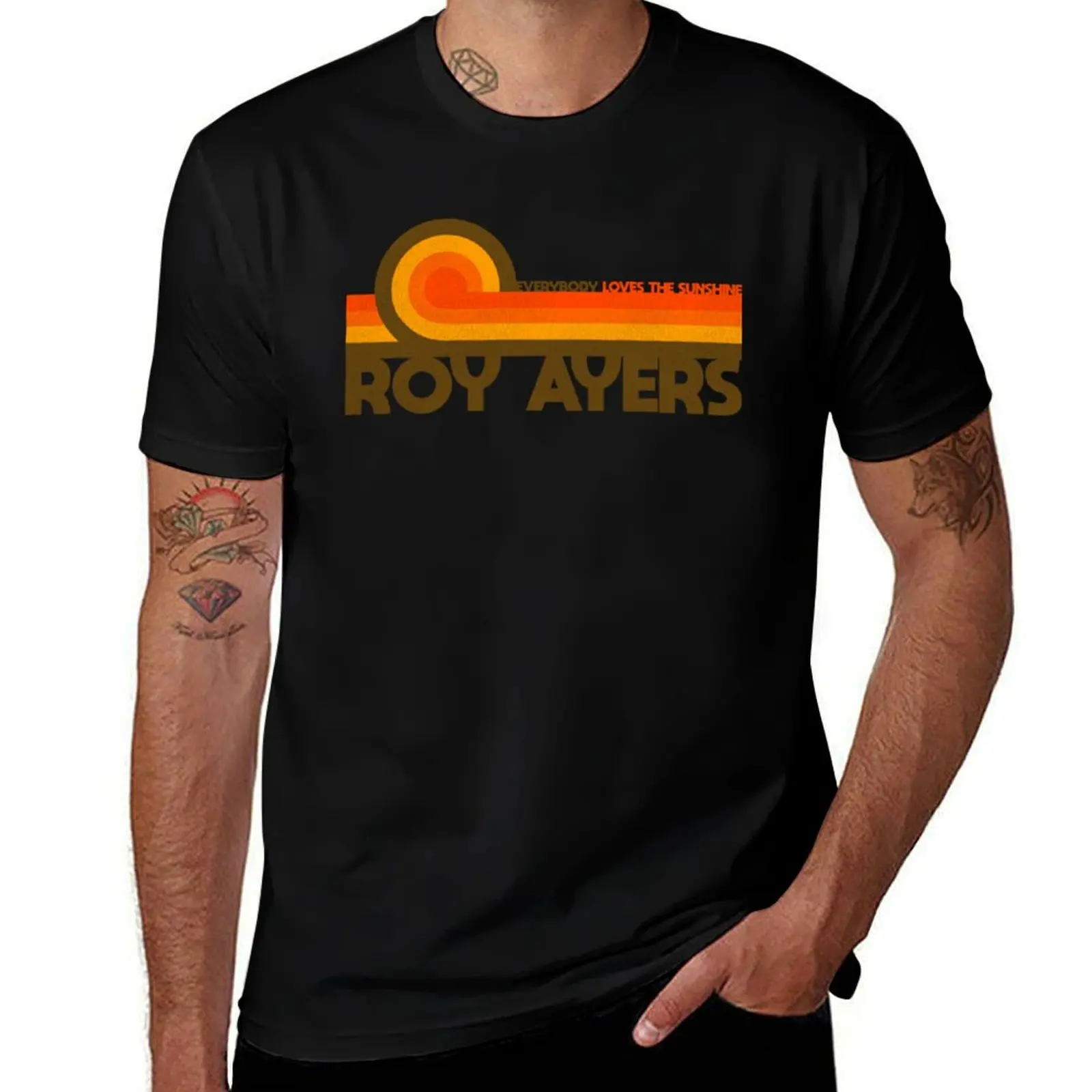

Roy Ayers - Everybody Loves the Sunshine T-Shirt t shirt man plain t shirt custom print T-Shirt