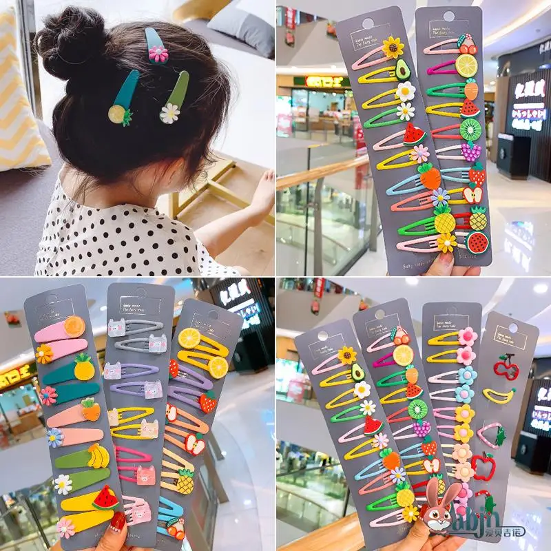 

Korean Sle Girls Hair Clips Baby Girl Hair Accories Princ Infant Hair Decorations BB Clips Hair Care Travel Supplies