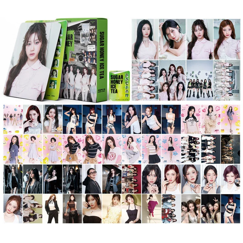 KPOP BABYMONSTERMini truck SUGAR HONEY ICE TEASingle Photo Decoration Card55Zhang image 2