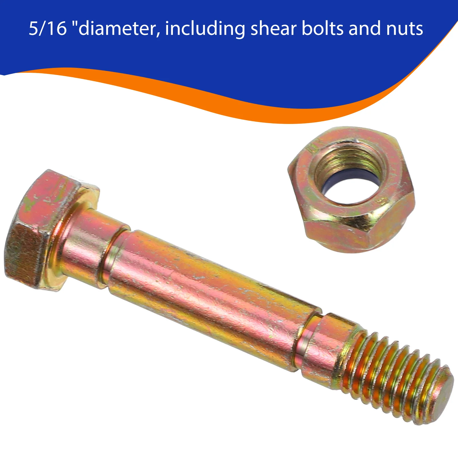 5 16 دبابيس القص منفاخ الثلج الثقيلة استبدال القص البراغي دبابيس الأمان وأدوات إزالة الثلج المسمار