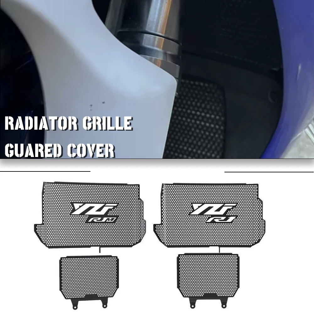 

For Yamaha YZFR1 YZFR1M YZF R1 R1M 2015 2016 2017 2018 2019 2020 2021 2022 2023 2024 New Radiator Grille Guard Oil Cooler Cover