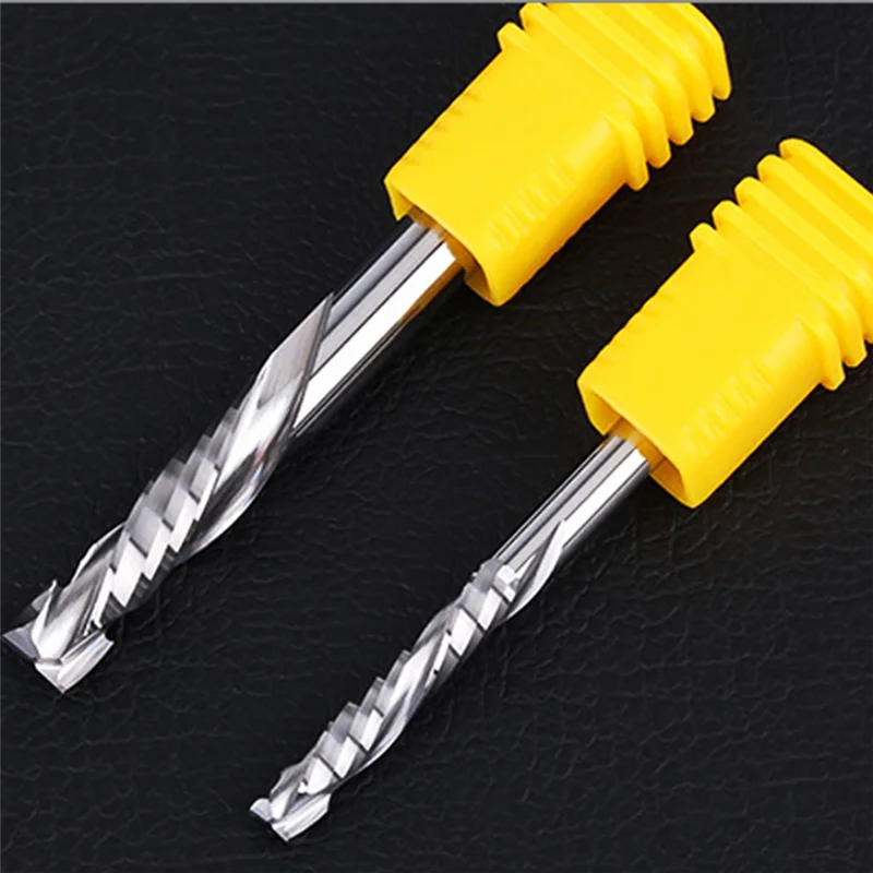 

KYCOR-2 Flutes Compression End Mill Solid Carbide Cutter For Melamine Double Veneer Board & Hard Wood