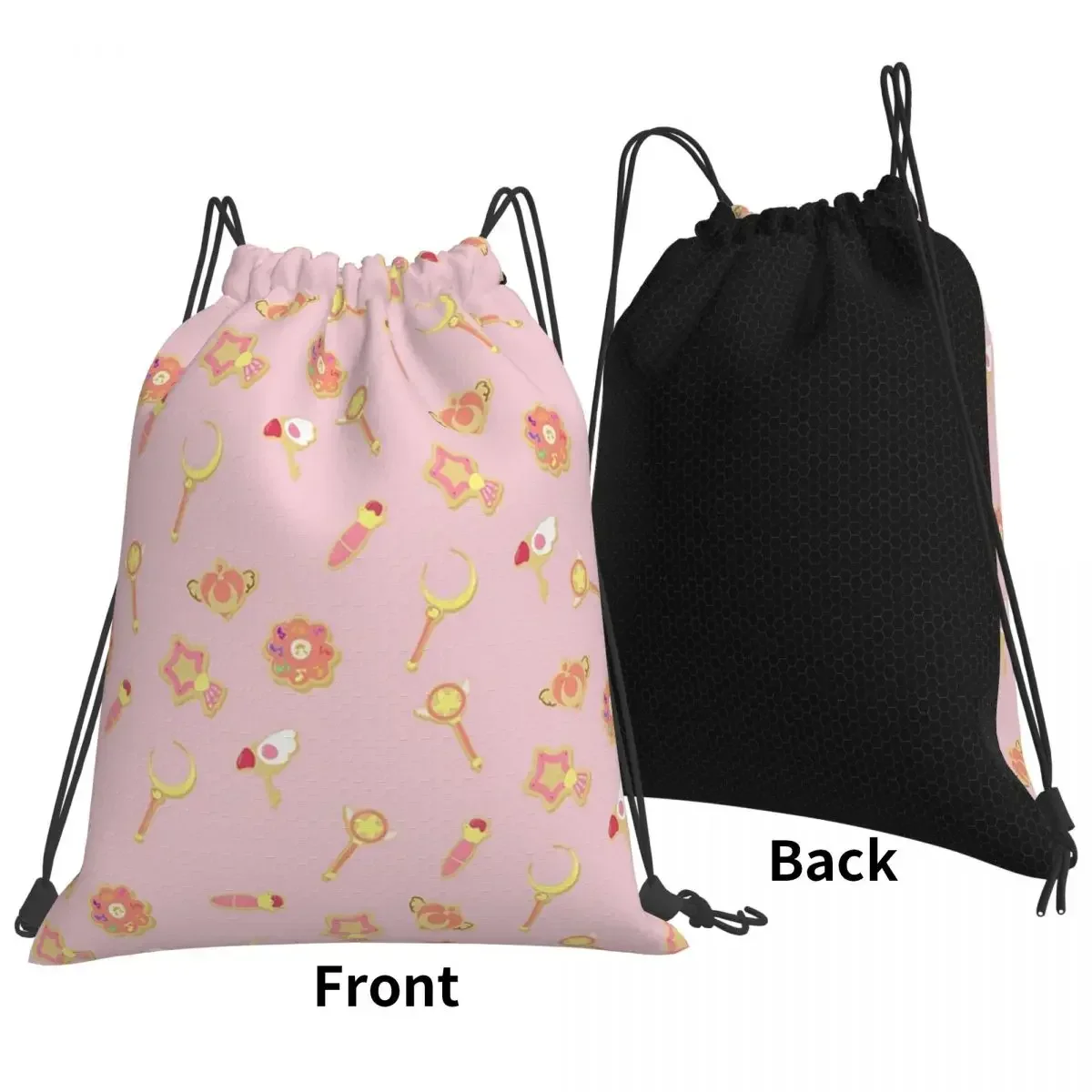Magical Cookies Backpacks Multi-function Portable Drawstring Bags Drawstring Bundle Pocket Shoes Bag Book Bags For Travel School