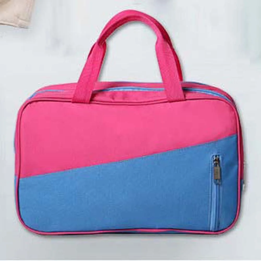 Bolsa de viagem em tecido oxford de pvc, dobrável, multifuncional, separação seca e molhada, bolsa de bagagem, anti-respingos, água, várias camadas