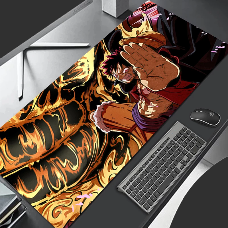 

Mouse Pad one piece L-luffy Large Gamer Gaming Accessories Speed Keyboard Rubber Lock Edge Desk Mat Laptop 900x400 XXL mousepad