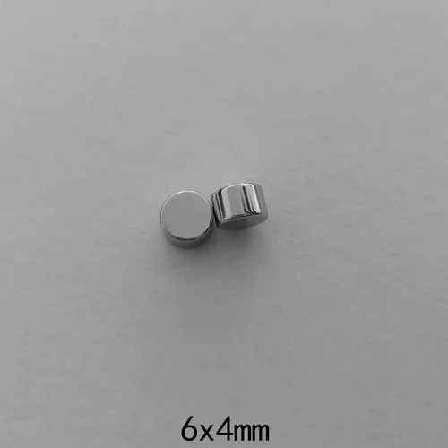 Imagen 2 del producto Imanes Potentes de 6x4 mm, Imanes de Disco Fuertes para Refrigerador, Bricolaje, Construcción, Ciencia, Manualidades, Educación 6x4 mm 6*1 6*2 6x3 5x1 5*2