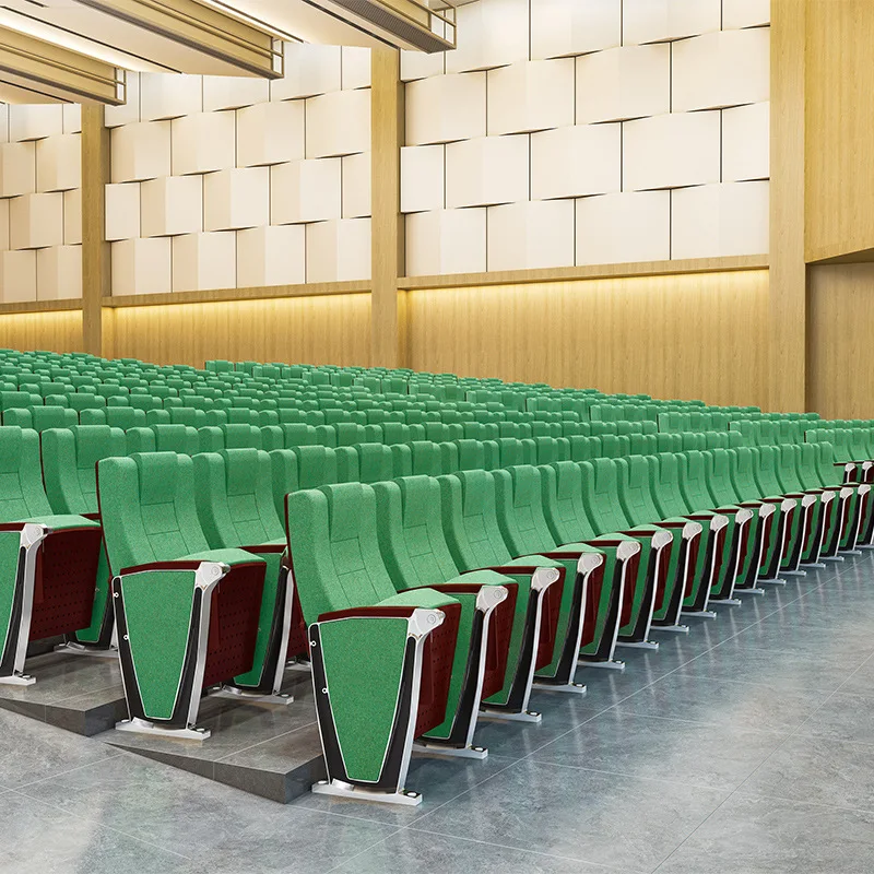 Concert hall, conference room, joint row chairs, public school lecture hall seats, theatre, cloth art auditorium chairs