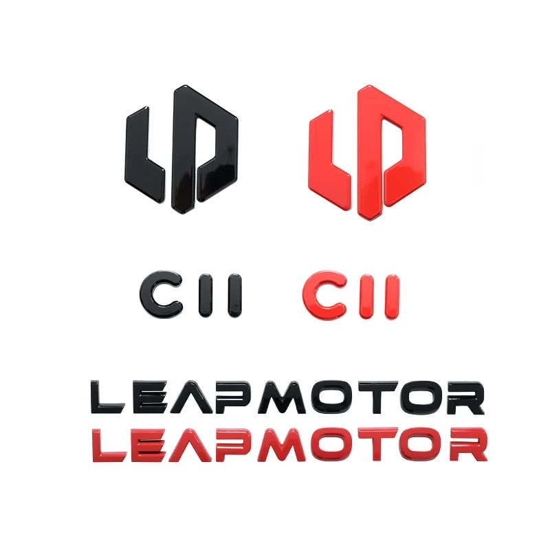

For Leapmotor C11 Custom Badge Set - Premium Front/Rear Emblem Overlays & Tailgate Lettering Decals