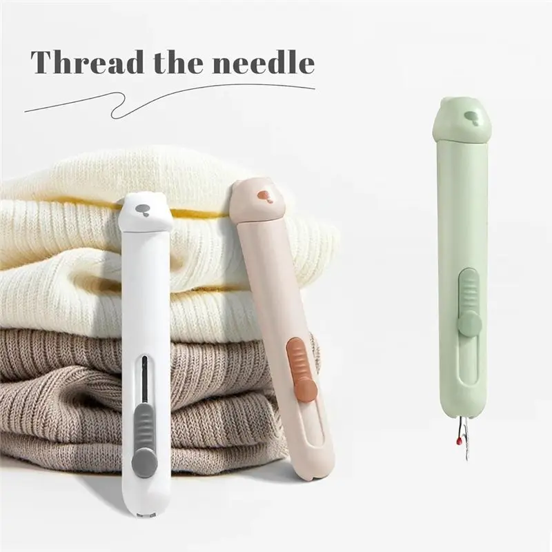 A44Z-2-In-1 Automatic Needle Threaders Seam Ripper ,Needle Threaders For Hand Sewing, Embroidery,Quick Needle Threading Tool