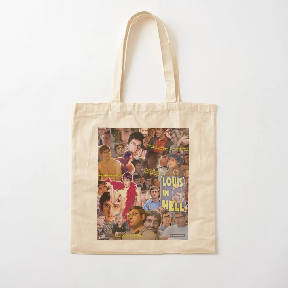 

Louis Theroux Tote Bag foldable reusable bag tote bag canvas Cloth Women bags Canvas Tote