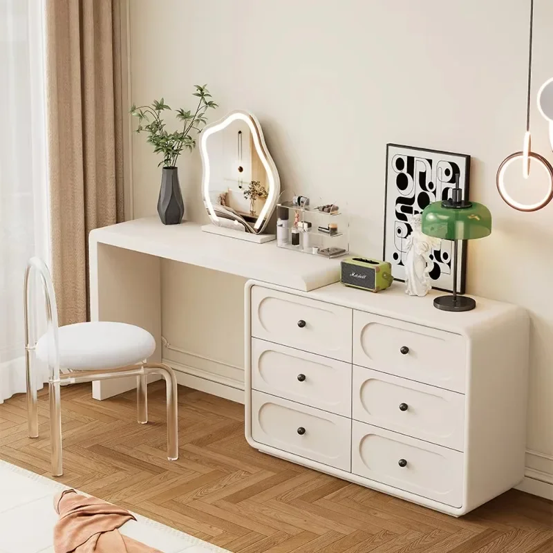 

Storage Vanity Table Decoration Dressers Mirror Vanity Table Bedroom Luxury Coiffeuse Maquillage Meuble Femme Bedroom Furniture