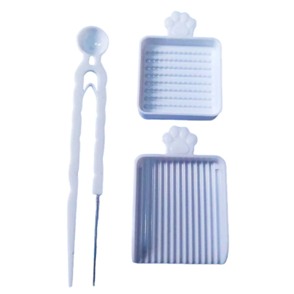 3/5 szt./zestaw Kreatywne klipsy do koralików Zestawy tack na długopisy Wydajne tacki do sortowania koralików 2,6 mm Łopatka do koralików Ręczny zestaw tack do sortowania koralików