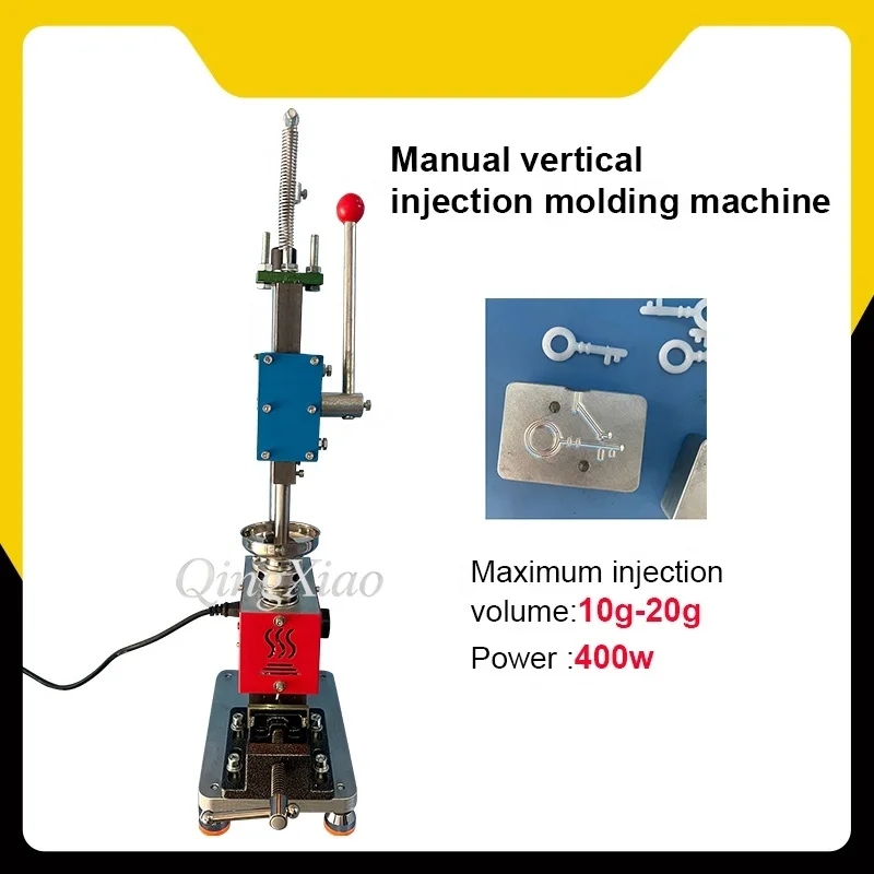 A81 Mini Desktop Vertical 20G Manual Injection Molding Machine Small Plastic Product Sample Maker for Parts Production