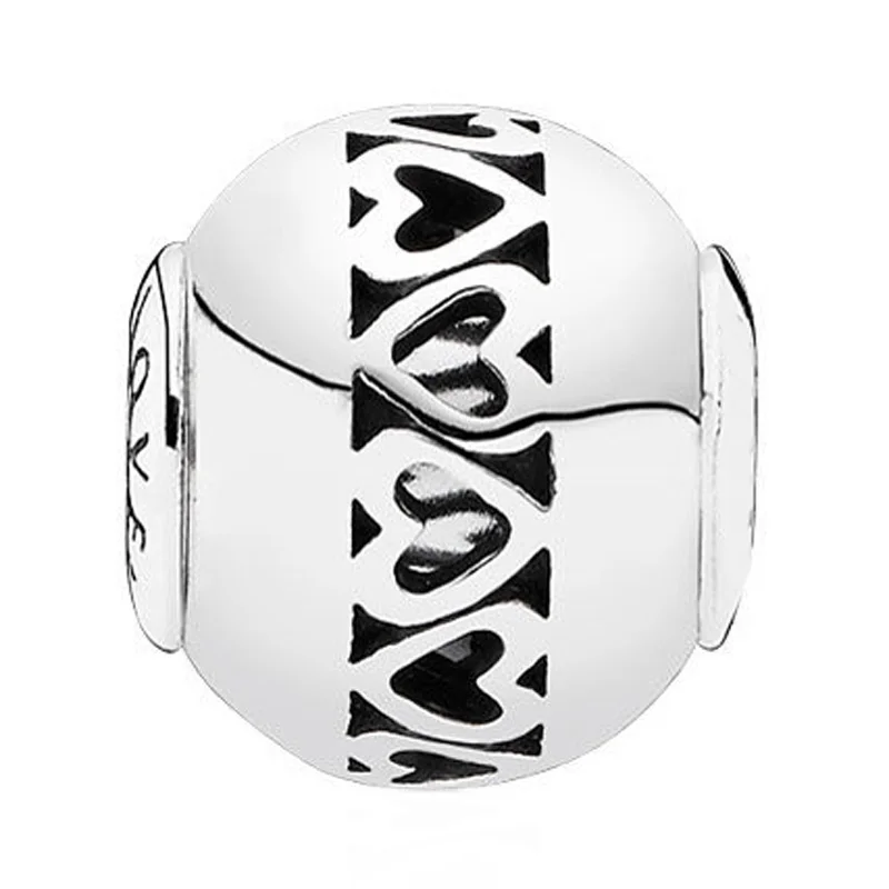 Hope Caring Happiness Friendship Passion Charm 925 Sterling Silver Beads Fit pan   Essence COLLECTION Bracelet DIY Jewelry