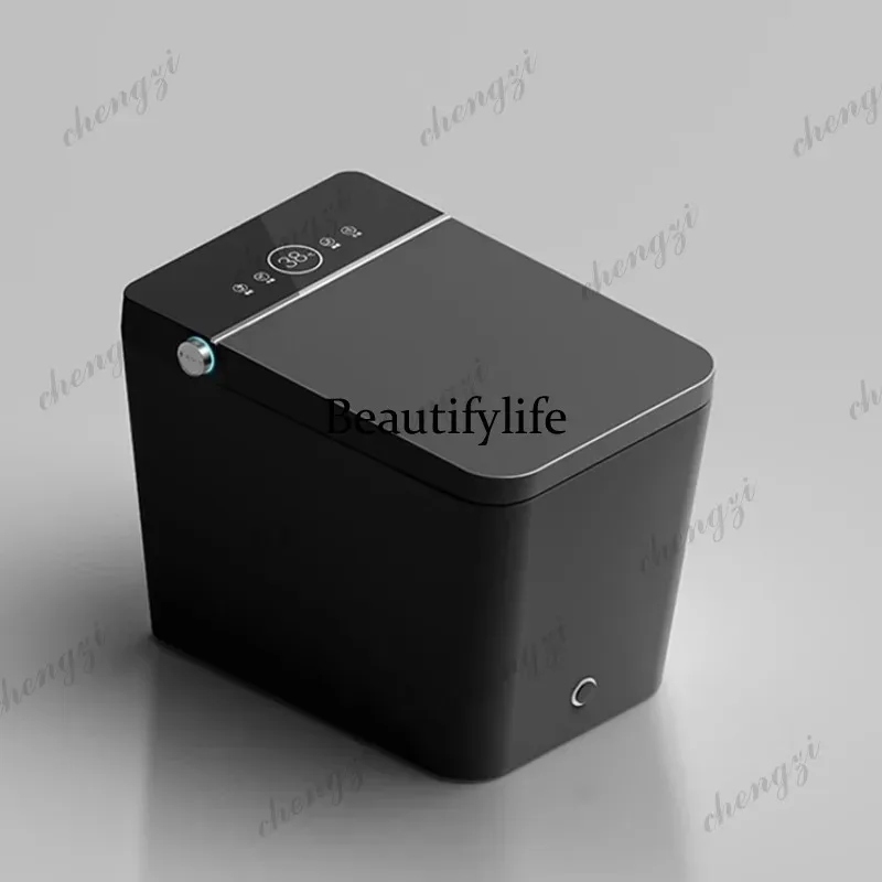 K153 Black Square Automatic Intelligent 110v Guangdong Smart Bidet Bowl Toilet With Air Cleaner