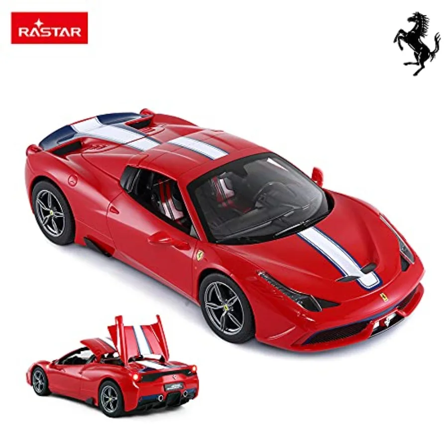 Remote Control Car For,Die-Cast Metal Body, Red, Auto Open And Close Function
