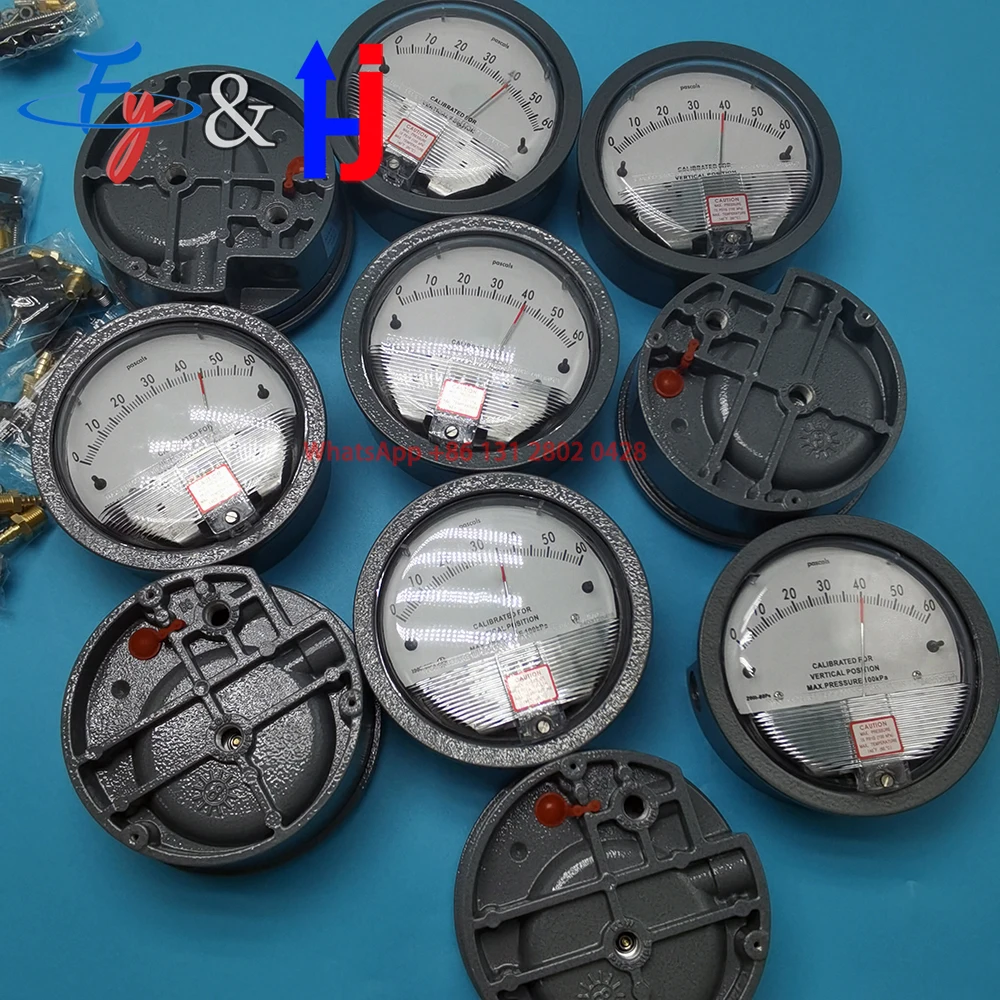 

Micro-Pressure Differential Pressure Gauge, Positive and Negative Air Pressure Pointer, Clean Room Purifier