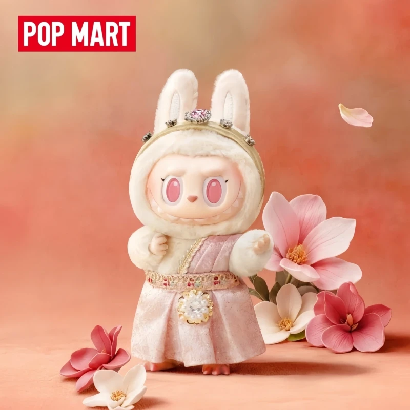 Pop Mart Labubu Thailand Limited Blooming Wishes Series Surprise Blind Box Hanger Bag Pendant Decoration Collection Toy Gifts