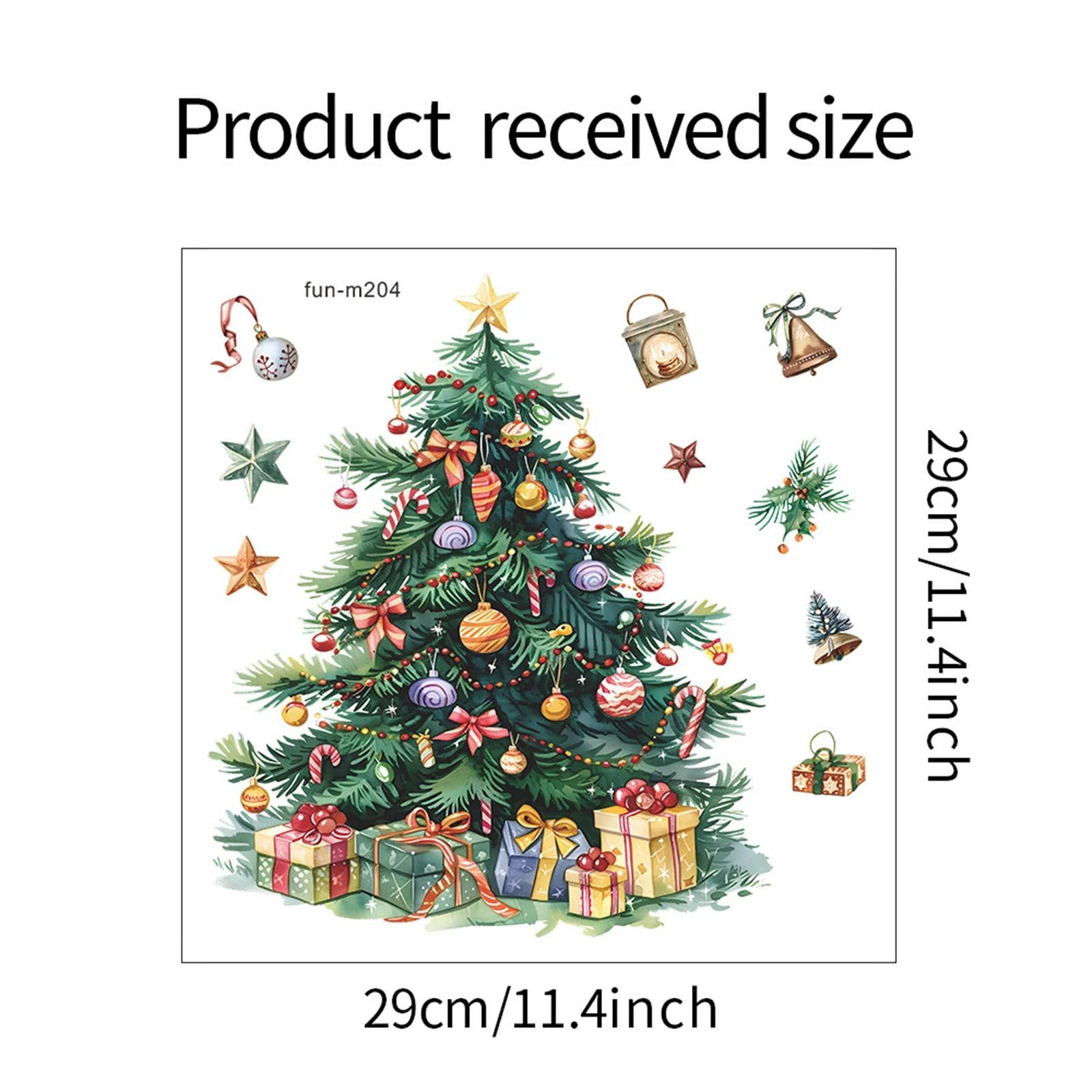 Christmas Tree Toilet Lid Decals Removable Wall Stickers Toilet Seat Cling for Bathroom Party Decorations