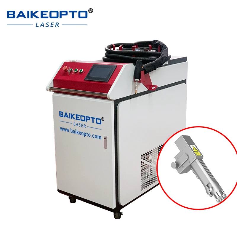 Paint Cleaning Low Maintenance BK-FL2000P-CE Continuous Laser Cleaner Raycus RFL-C025H CE SUP22C Cleaning Head