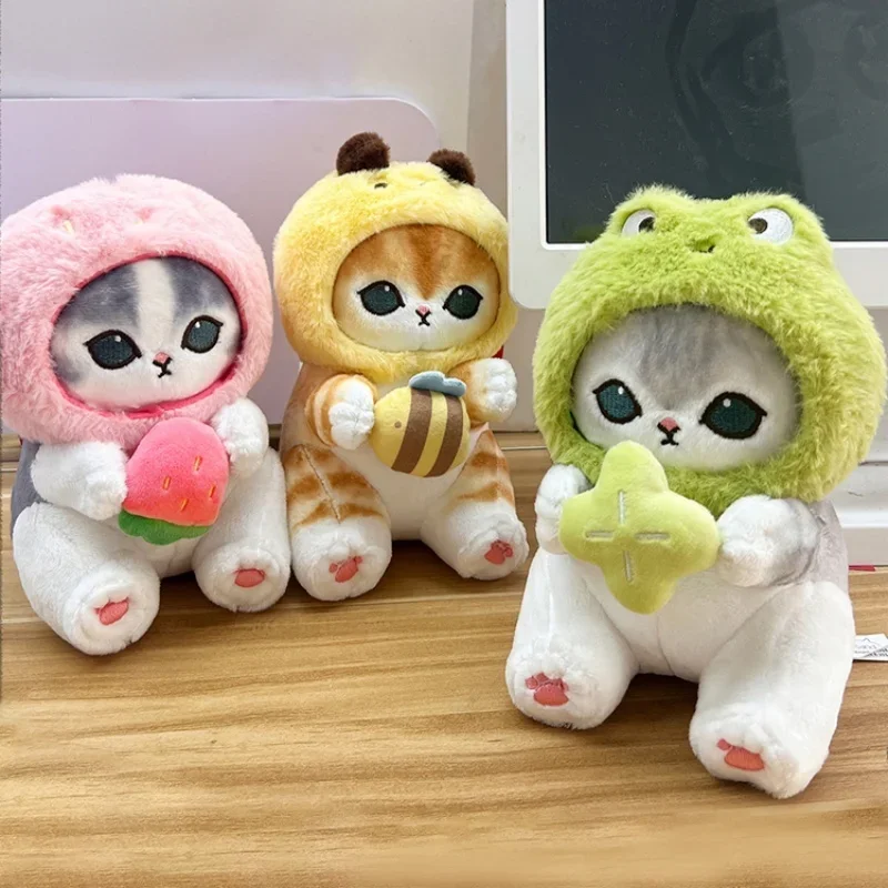 Original Mofusand Kawaii Cos Cat Plushies 10/20/30cm Cosplay Animals Forest Cats Series Cute Plush Doll Gifts Toys Birthday