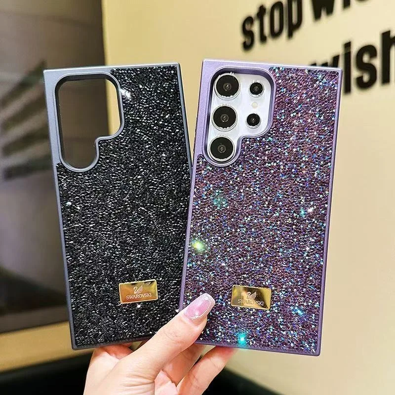 Luxury Rhinestone Diamond Phone Case For Samsung Galaxy S26 S25 Ultra S24 S23 Plus The Shiny Diamond Shockproof Protective Cover