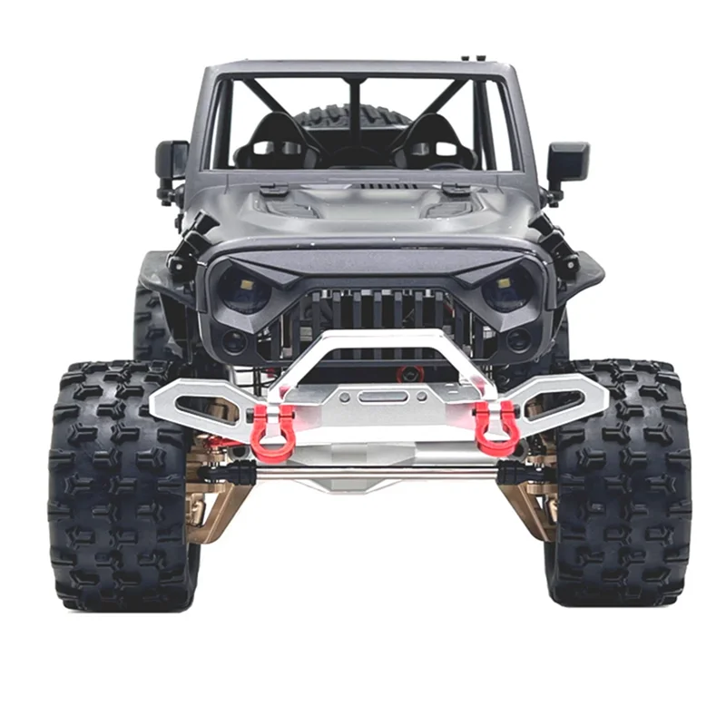 FBIL-RC Car Upgrade Front Bumper Kit For MJX 1/12 H12Y H12Y+ RC Car Upgrade Accessories Silver